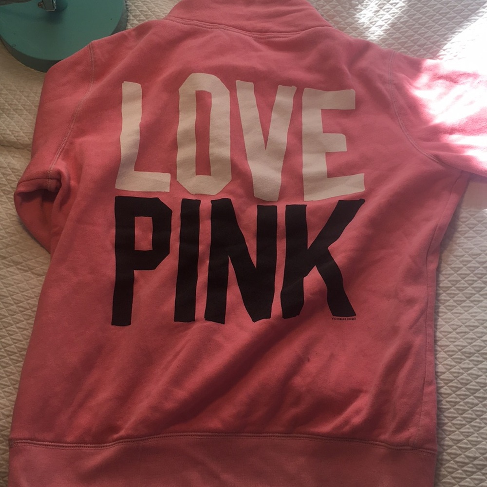 PINK zip up sweater - Picture 3 of 3